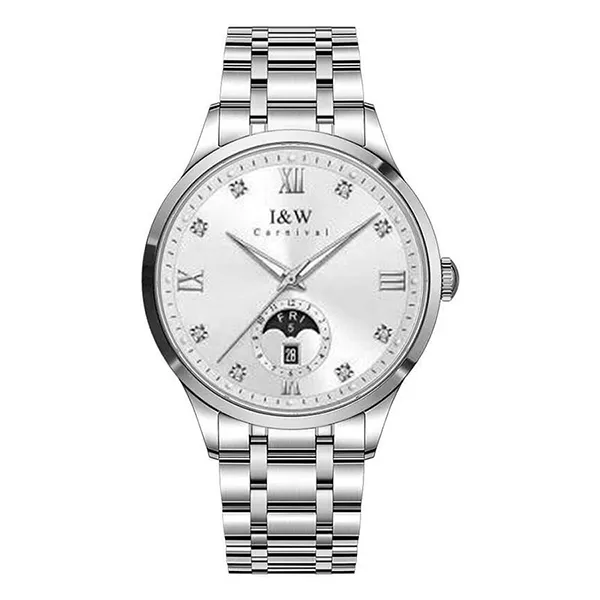 Đồng Hồ Nam I&W Carnival 41mm 55831G-T5 Màu Bạc