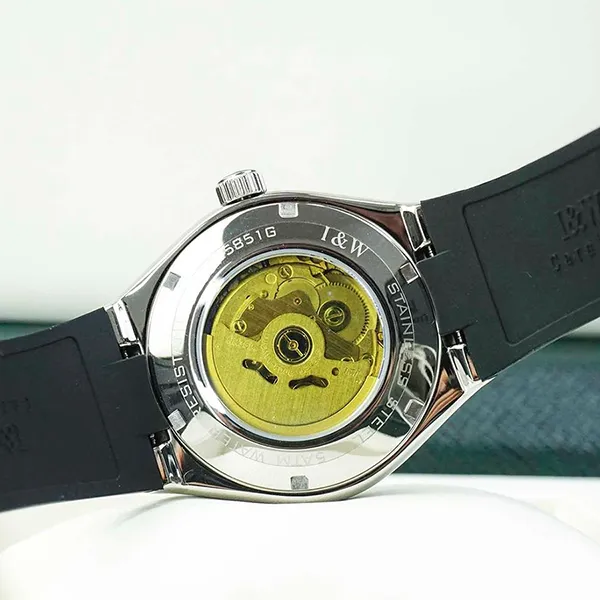 Đồng Hồ Nam I&W Carnival 42mm 55851G2-S2 Màu Bạc Đen