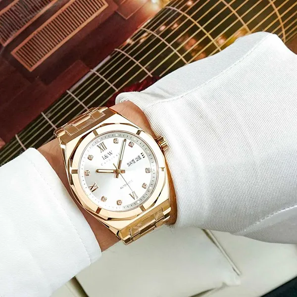 Đồng Hồ Nam I&W Carnival 42mm 751G-T8 Màu Vàng Gold