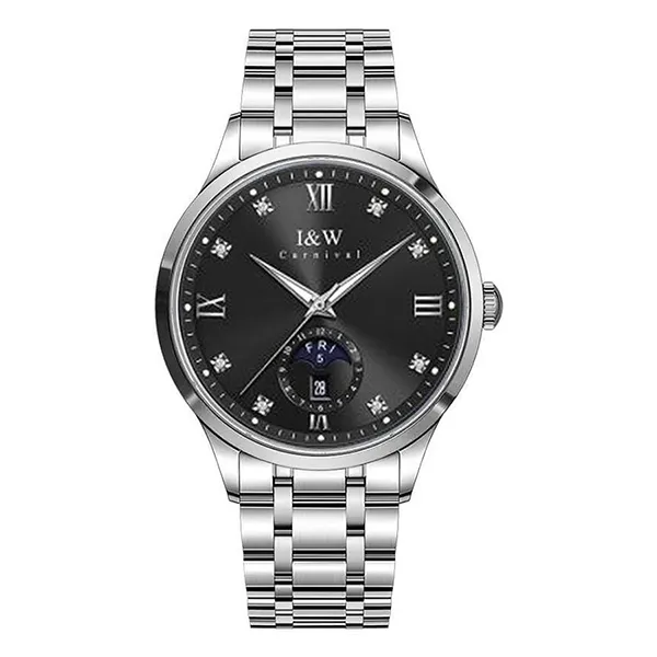 Đồng Hồ Nam I&W Carnival 55831G-T7 Màu Bạc Đen