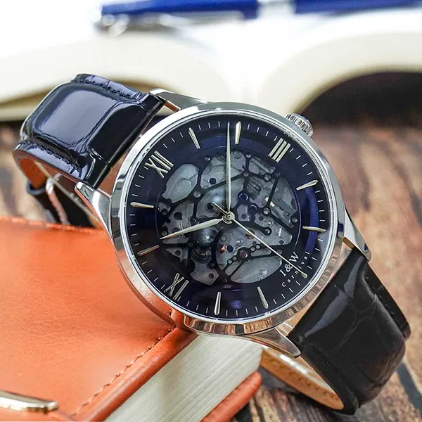 Đồng Hồ Nam I&W Carnival Automatic Watch 523G-D3 Màu Đen/Xanh
