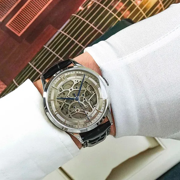 Đồng Hồ Nam I&W Carnival Automatic Watch 523G-D5 Màu Đen/Xám