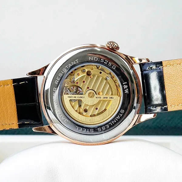 Đồng Hồ Nam I&W Carnival Automatic Watch 525G-D2 Màu Đen/Xanh