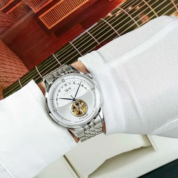 Đồng Hồ Nam I&W Carnival Automatic Watch 525G-T4 Màu Bạc
