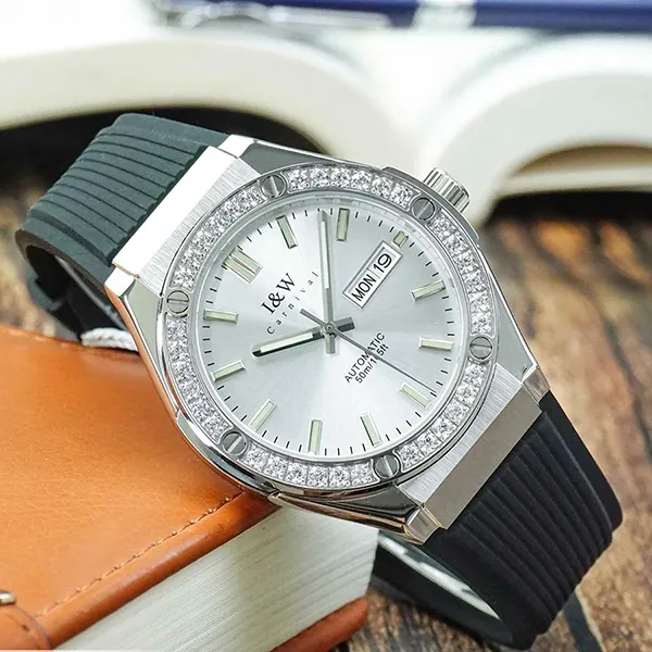 Đồng Hồ Nam I&W Carnival Automatic Watch 55851G2-S1 Màu Đen/Trắng