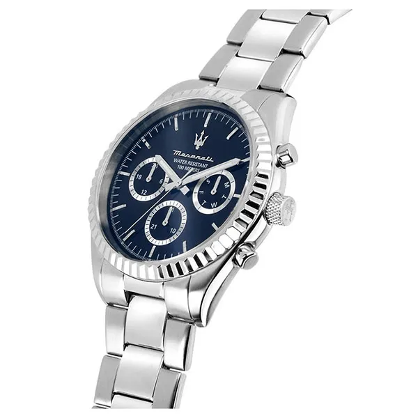 Đồng Hồ Nam Maserati Competizione R8853100022 Watch Màu Bạc Xanh