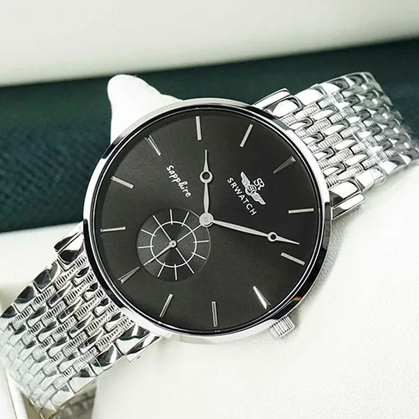 Đồng Hồ Nam Srwatch Timepiece TE SG1077.1101TE Màu Bạc Đen