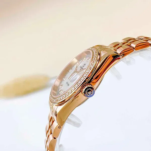 Đồng Hồ Nữ Carnival 8131L2-VH-TK Quartz Màu Vàng Hồng