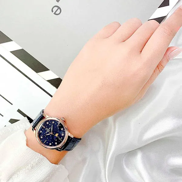 Đồng Hồ Nữ Carnival Quartz 8193L-VH-DD-X Màu Xanh/ Vàng Hồng