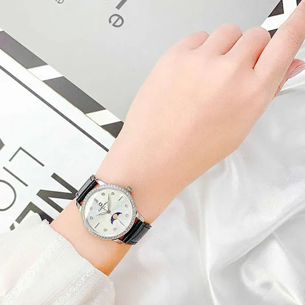 Đồng Hồ Nữ Carnival Quartz 8193L-VT-DD-T Màu Đen - Bạc
