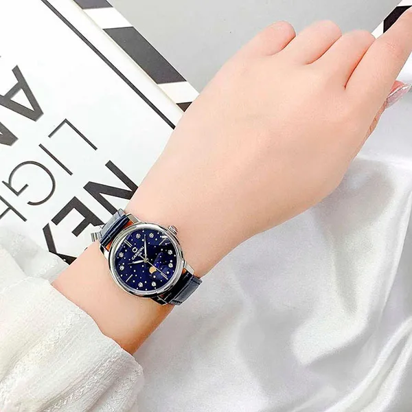 Đồng Hồ Nữ Carnival Quartz 8193L-VT-DD-X Màu Xanh Navy
