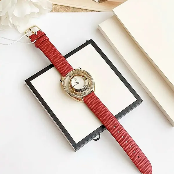 Đồng Hồ Nữ Versace Destiny VEBZ00221 Quartz Màu Đỏ
