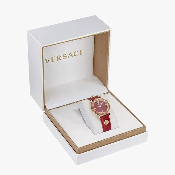Đồng Hồ Nữ Versace V Tribute Watch VE2P00722 Màu Đỏ