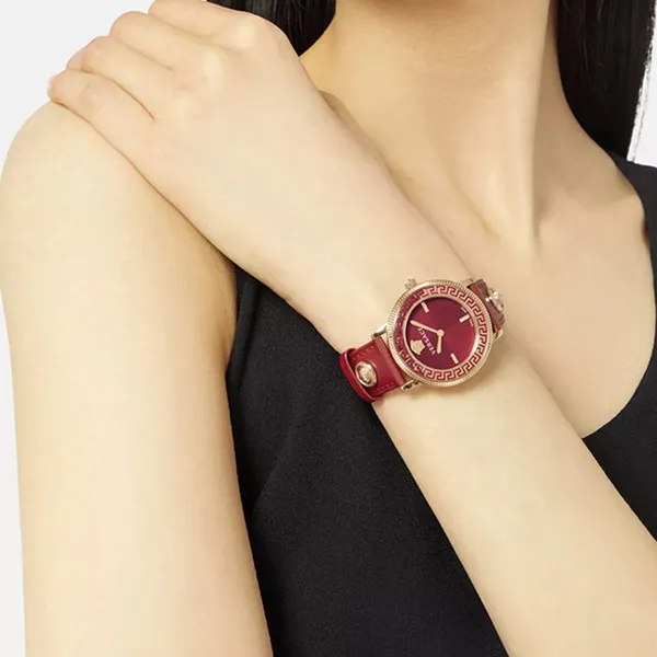 Đồng Hồ Nữ Versace V Tribute Watch VE2P00722 Màu Đỏ