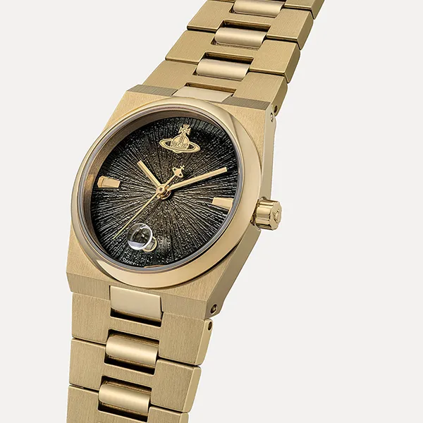 Đồng Hồ Nam Vivienne Westwood Hoxton Watch Màu Vàng Gold