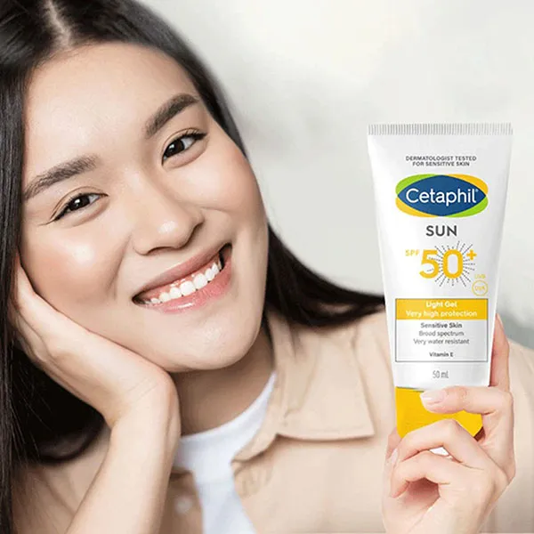 Gel Chống Nắng Cho Da Nhạy Cảm Cetaphil Sun SPF 50+ Light 50ml