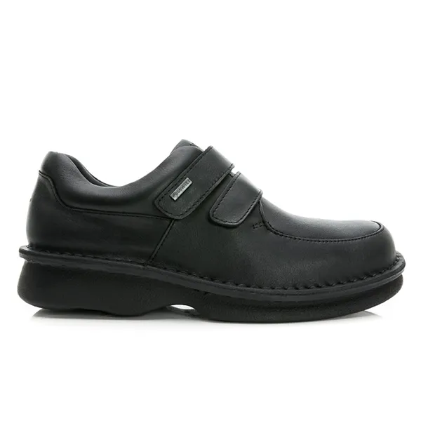 Giày Da Casual Nam La New GORE-TEX Waterproof DCS Black Leather Màu Đen Size 40