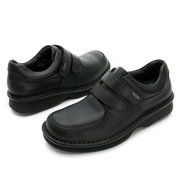 Giày Da Casual Nam La New GORE-TEX Waterproof DCS Black Leather Màu Đen Size 40