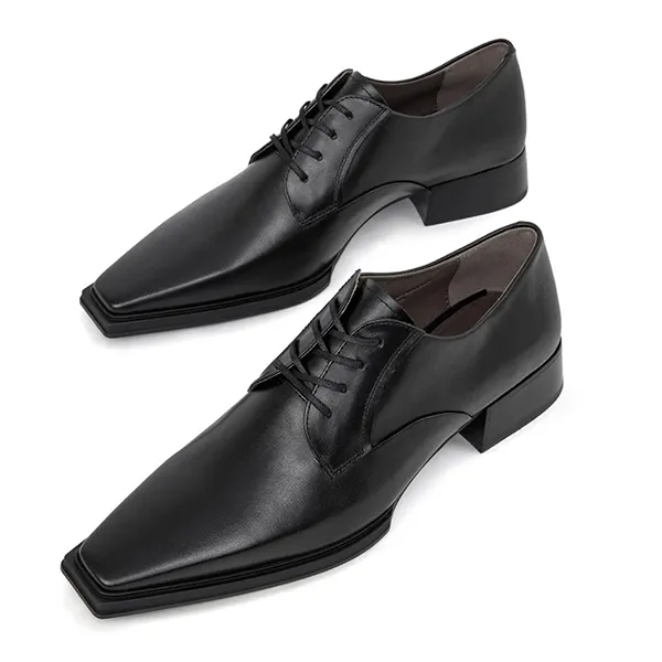 Giày Da Nữ Vagabond Eida Premium Polish Cow Leather -Black Màu Đen Size 39