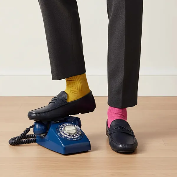 Giày Lười Nam Gucci Moca GG 820658 AAEFR 4009 Màu Xanh Navy Size 40