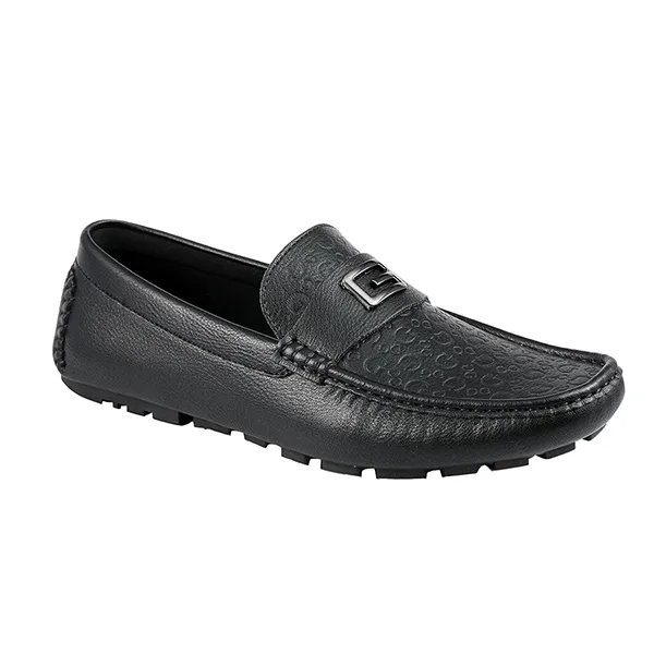 Giày Lười Nam Guess Loafer ALSTO - BLK Màu Đen Size 8.5