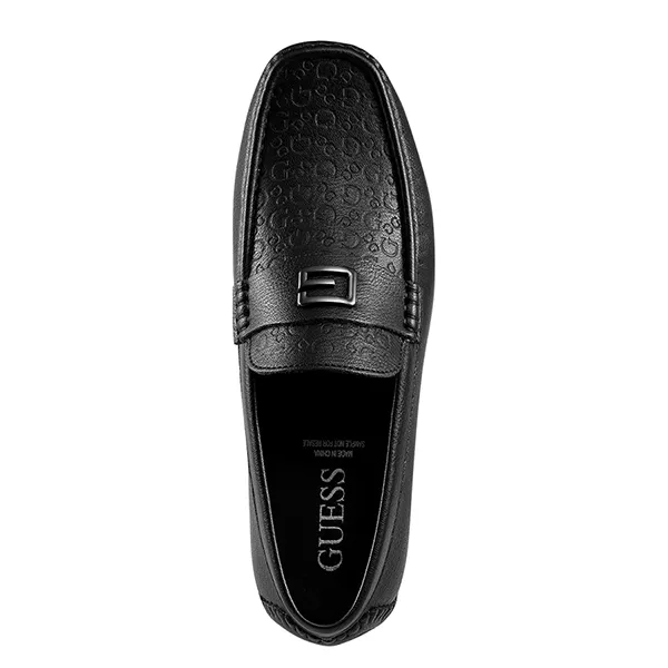 Giày Lười Nam Guess Loafer ALSTO - BLK Màu Đen Size 8.5