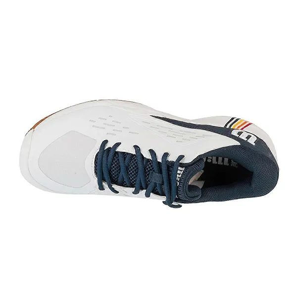 Giày Pickleball/Tennis Nam Wilson Rush Pro Ace RG Men's Clay Court Tennis Shoes WRS335970 - WHT/NVY Màu Trắng Xanh Size 9