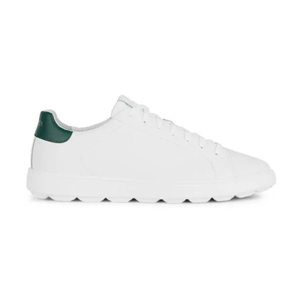 Giày Sneaker Nam Geox Spherica ECUB-1 Pure White Green Màu Trắng Xanh Size 40