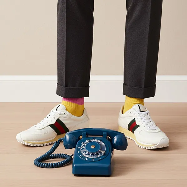 Giày Sneaker Nam Gucci Re-Motion 832461 AAEW3 9045 Màu Trắng Size 40.5