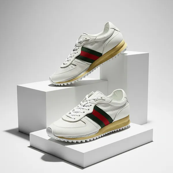 Giày Sneaker Nam Gucci Re-Motion 832461 AAEW3 9045 Màu Trắng Size 40.5