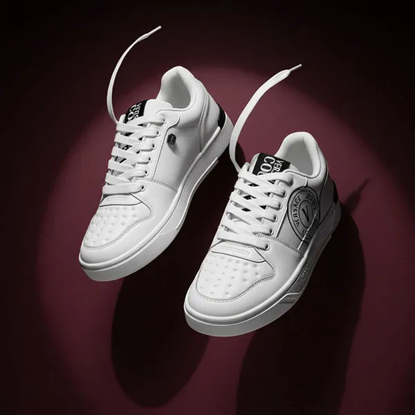 Giày Sneaker Nam Versace 74YA3SJ1 ZP226 003 Màu Trắng Size 39