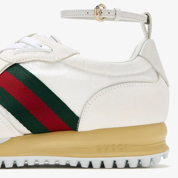 Giày Sneaker Nữ Gucci GG Re-Motion Trainer White 832918AAEZM9067 Màu Trắng Size 35