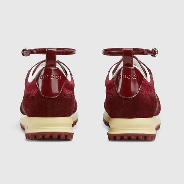 Giày Sneaker Nữ Gucci Women's Gucci Re-Motion 832918AAEZM6144 Màu Đỏ Size 35