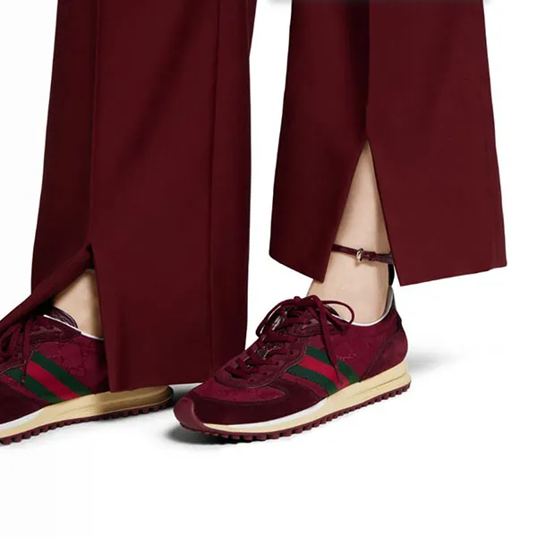 Giày Sneaker Nữ Gucci Women's Gucci Re-Motion 832918AAEZM6144 Màu Đỏ Size 35