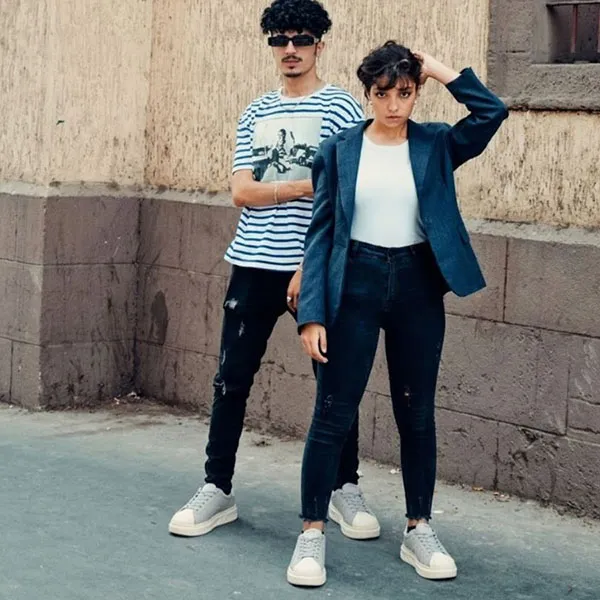 Giày Sneaker Unisex Evisu Lifestyle Evisu Velin Grey Chunky Màu Xám Size 41