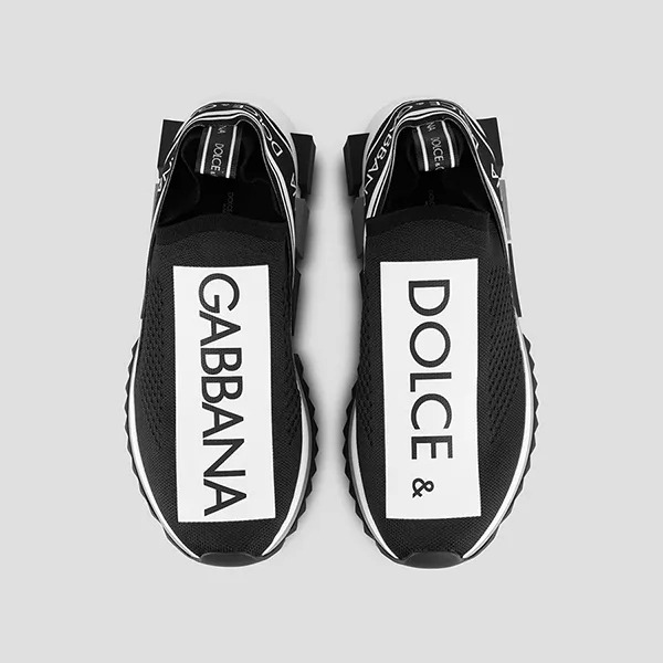 Giày Sneakers Dolce & Gabbana D&G CK1595 AH677 Màu Đen Size 41