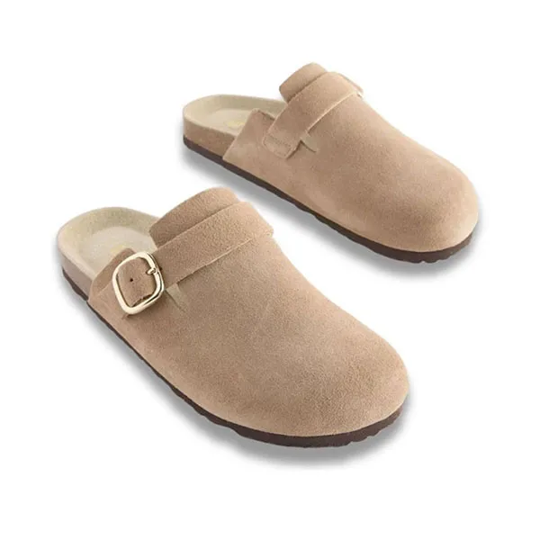Giày Sục Unisex Next Slip On Mule Clogs Forever Comfort In Beige Màu Be Size 37