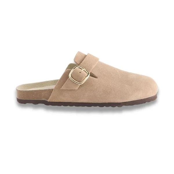 Giày Sục Unisex Next Slip On Mule Clogs Forever Comfort In Beige Màu Be Size 37