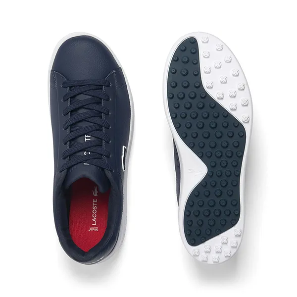 Giày Thể Thao Nam Lacoste Men's Carnaby Golf Leather Golf Shoes 50SMA0056 Màu Xanh Navy Size 7
