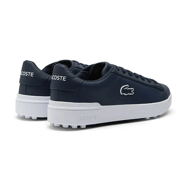 Giày Thể Thao Nam Lacoste Men's Carnaby Golf Leather Golf Shoes 50SMA0056 Màu Xanh Navy Size 7