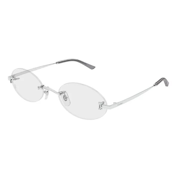 Gọng Kính Nữ Cartier CT0594O 002 Màu Bạc