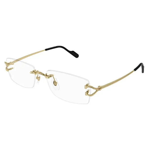 Gọng Kính Unisex Cartier Sunglasses CT0563O 001 Màu Vàng Gold