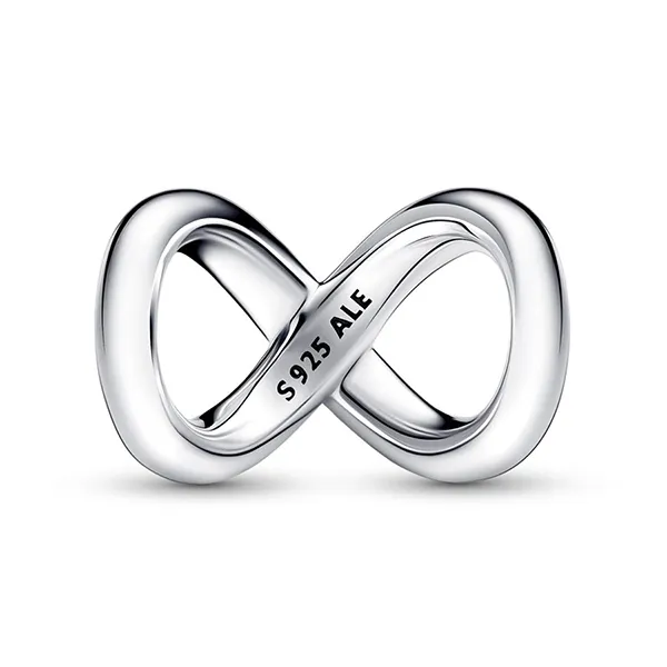 Hạt Vòng Charm Pandora Forever & Always Infinity 793243C00 Màu Bạc