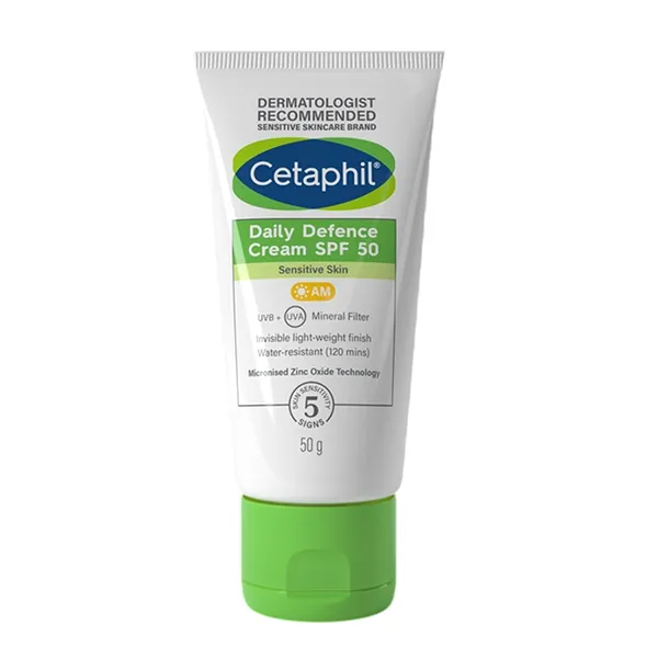 Kem Chống Nắng Cetaphil Daily Defence Cream SPF50 50g