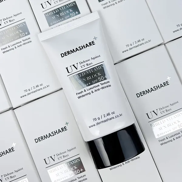 Kem Chống Nắng Dermashare UV Shield Vitamin Sun Block SPF50+ PA++++ 70ml