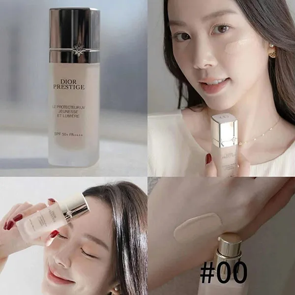 Kem Chống Nắng Dior Prestige Le Protecteur UV Jeunesse Et Lumière SPF 50+ PA++++ Tone 00 30ml