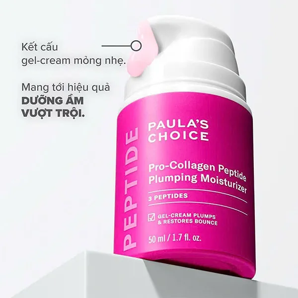 Kem Dưỡng Ẩm Căng Mọng Và Giảm Nhăn Paula's Choice Pro-Collagen Peptide Plumping Moisturizer 50ml