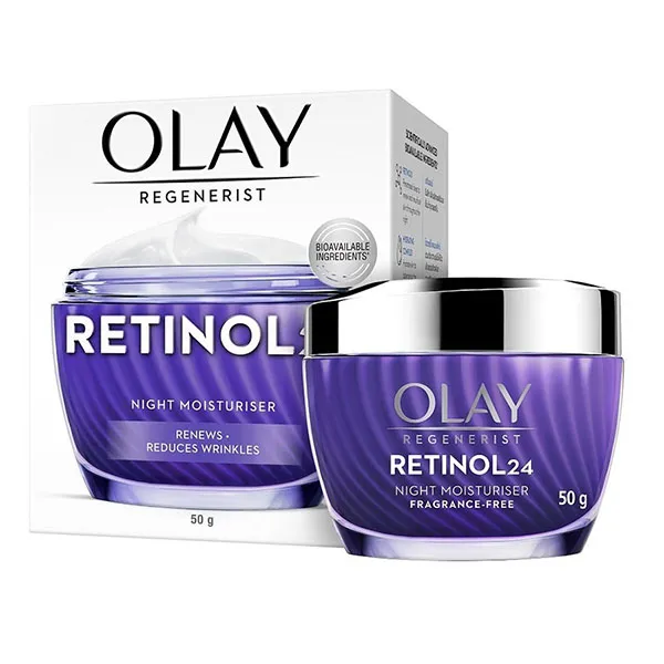 Kem Dưỡng Ẩm Da Ban Đêm Olay Regenerist Retinol24 Night Moisturiser 50g