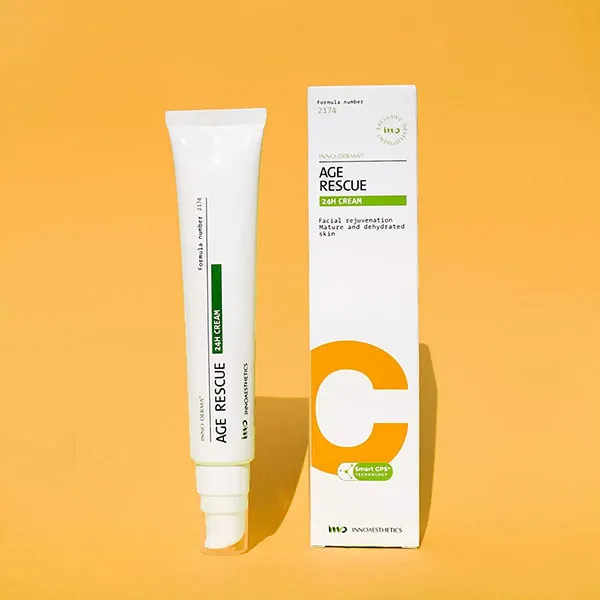 Kem Dưỡng Da Hỗ Trợ Trẻ Hóa Innoaesthetics Inno-Derma Age Rescue 24h Cream