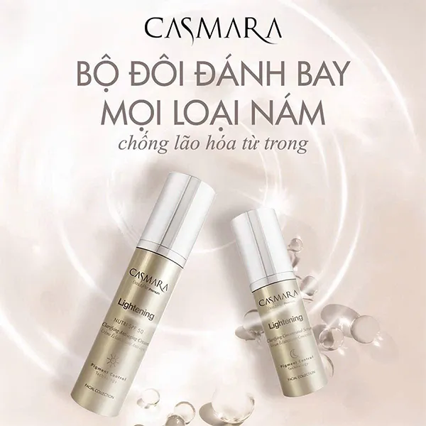 Kem Dưỡng Trắng Da Giảm Nám Ban Ngày Casmara Lightening Clarifying Anti-Aging Cream SPF50 50ml
